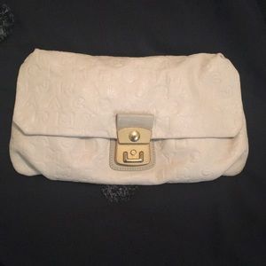 Marc Jacobs embossed clutch